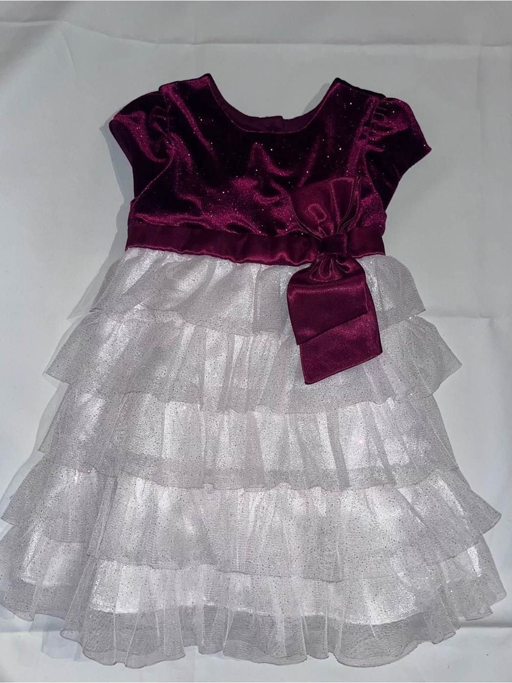 Jona Michelle Velvet Tulle Holiday Dress 2T